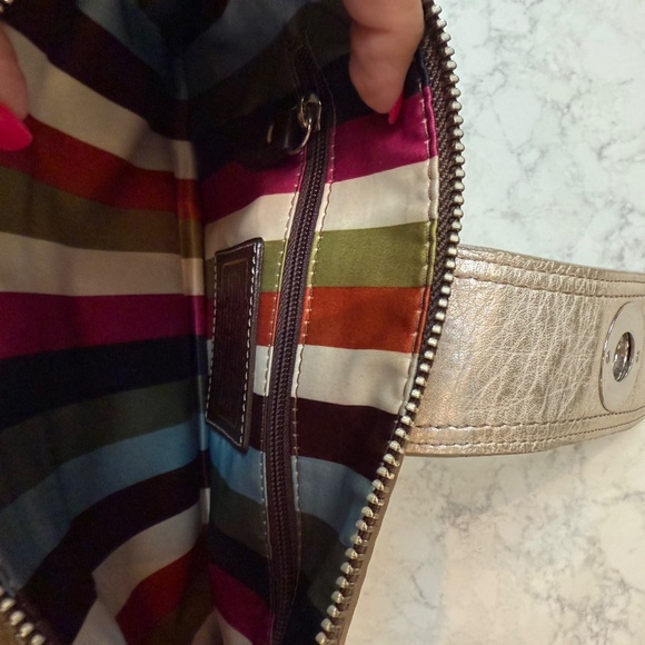 Coach Bridget 65th Anniversary Legacy Leather shoulder handbag CLUTCH - Picture 9 of 10